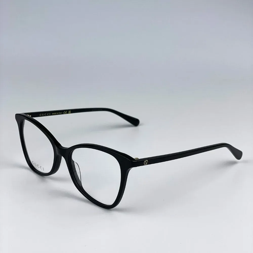 Gucci GG1360O 001 Eyeglasses Black Square Women